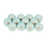 Art Of Creation Assorted Ceramic Door Knobs, Handmade Vintage, Shabby Chic, Interior Furniture, Cabinet Cupboard Drawers Pulls Handles Green (Pack of 10)