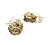 Art Of Creation Kathak Dancing Ghungroo Anklet Pair with 50+50 Brass Bells | Traditional Dance Ankle Bells for Classical Dance Practice, Performances & Cultural Events