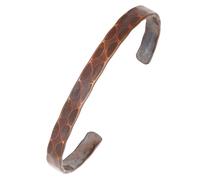 Art Of Creation Pure Copper Bracelet handmade Solid Cuff for Men and Women Plain Bangle Adjustable Kada From India | for Unisex
