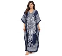 Art Of Creation Women Kaftan Dress Tunic Long Maxi Plus Size