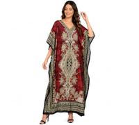 Art Of Creation Women Kaftan Dress Tunic Long Maxi Plus Size