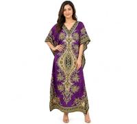 Art of Creation Womens Plus Size Kaftan Tunic Long Maxi Dress