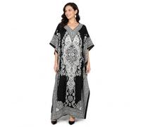 Art of Creation Womens Plus Size Kaftan Tunic Long Maxi Dress