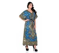 Art of Creation Womens Plus Size Kaftan Tunic Long Maxi Dress