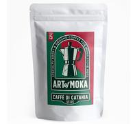 Art Of Moka Strong Moka Ground Coffee 227g - Dark Roast - For Italian Moka Stovetop Pot Coffee Makers Caffe di Catania Espresso - Strength 5
