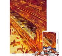 Art of Music Piano Puzzles for Teenagers 1000 Piece Support Memory Strength And Retention Gentle Calm Leisure Activity (38X52cm)