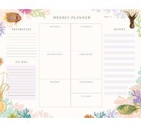 Art of Nature: Under the Sea Weekly Planner Notepad (Hardback)