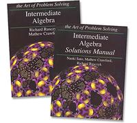 Art of Problem Solving: Intermediate Algebra Books Set (2 Books) - Intermediate Algebra Text, Intermediate Algebra Solution Manual