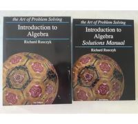 Art of Problem Solving: Introduction to Algebra Books Set (2 Books) - Introduction to Algebra Text, Introduction to Algebra Solutions Manual