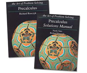 Art of Problem Solving: Precalculus Books Set (2 Books) - Precalculus Text, Precalculus Solutions Manual