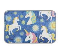 Art Oil Painting unicorns Blue Summer cooling dog beds Self Cooling outdoor dog mat for cat indoor cats cat accessories tapete refrescante para mascotas M