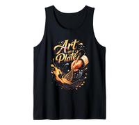 Art on a Plate Chef Hand Whisk Modern Artwork Tank Top