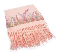Art on Scarves Handprinted Cashmere Feel Scarf (Pink Heather) with British Artist Designs-Silky Smooth Lightweight Shawl for All Seasons-Soft Non-Wool Pashmina Style Wrap-Elegant Gifts for Women