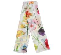 Art on Scarves Lightweight Printed Scarf: Wildflowers Design, Soft Feel, Elegant, Eco-Conscious Thoughtfully Crafted Fashion Accessory
