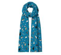 Art on Scarves Lightweight Scarf Made from Recycled Plastic Bottles, Eco-Friendly Sustainable Pashmina, Soft Shawl for Women, Machine Washable Gift-Ready, Cats Print