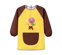 Art Overall for Children, Children's Apron, Painting Accessories, Long Sleeves Nursery Mud Trousers Set, Ye1, 6-7 Jahre