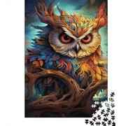 Art Owl Animals Puzzles for Adults 1000 Pieces Puzzles for Adults & Teenager Age 12 Years Up Christmas Eve Gifts 1000pcs (75x50cm)