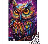 Art Owl Animals Puzzles for Adults 1000 Pieces Puzzles for Adults & Teenager Age 12 Years Up Christmas Eve Gifts 1000pcs (38x26cm)