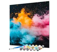 Art Paint by Numbers for Adults, Abstract Painting by Numbers for Adults Children Beginners on Canvas With Brushes & Acrylic Pigment for Home Decor, Gifts for Women 14x20inch No Frame (Model-1304)