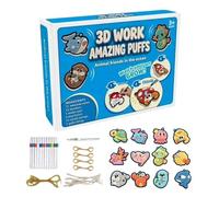 Art Painting Kit, Educational Drawing 3D Craft Set, Creative Gear with Smart Style, Utility Helper for Daily Learn, Care Charm, Art Helper for Students Boys Girls Adults Home School Dorm Classroom