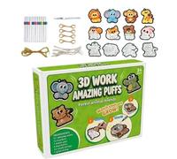 Art Painting Kit, Educational Drawing 3D Craft Set, Creative Gear with Smart Style, Utility Helper for Daily Learn, Care Charm, Art Helper for Students Boys Girls Adults Home School Dorm Classroom