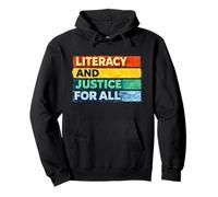 Art Painting Literacy and Justice For All Equality Movement Pullover Hoodie