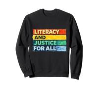 Art Painting Literacy and Justice For All Equality Movement Sweatshirt