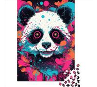 Art Panda Animals Puzzle for Adults And Teenagers 1000 Pieces Wooden Puzzles for Adults Puzzles for Teenagers Age 12 Years Up 1000pcs (75x50cm)