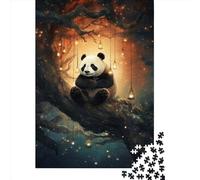 Art Panda Animals Puzzles for Adults 1000 Pieces Puzzles for Adults & Teenager Age 12 Years Up Christmas Eve Gifts 1000pcs (38x26cm)