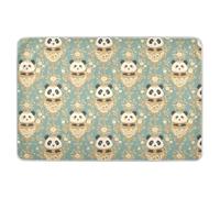 Art Panda Faces Flowers Extra Large Resuable Changing Pad Covers Water Resistant Diaper Changing Mat Portable Diaper Pads for Children Adults Pets 52" L x 34" W
