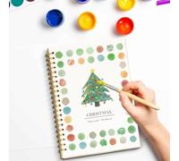 Art Paper Watercolor Workbook, Beginner-Friendly Watercolor Workbooks, 12 Color Watercolour Paint Workbooks, Beginner Friendly Painting Kit, Art Crafts for Creative Exploration Adults Teens (H)
