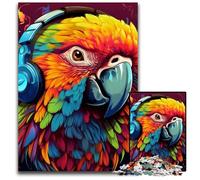 Art Parrot Adult Jigsaw Puzzles 1000 Pieces Challenging Puzzles for Teenagers, Couples, And Friends for Birthdays, Christmas 50x75CM/19.68x29.52inch
