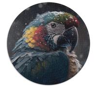 Art Parrot Jigsaw Puzzles 1000 Pieces for Adults Round Puzzles 1000 Pieces for Adults Brain Challenge Gift, Educational Activity for Teenagers 67.5x67.5cm
