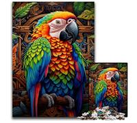 Art Parrot Jigsaw Puzzles for Adults 1000 Piece Jigsaw Puzzles for Adults for Family And Friends, Suitable for Ages 14+ 26X38CM/10.23x14.96inch