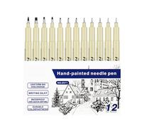 Art Pens For Drawing - Precision Fine Point Micron Pens | Pigment Marker Needle Tip Liners For Technical Drafting Illustration, School Student Teen Creative Artwork