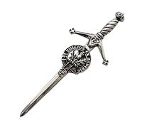Art Pewter Hunter Clan Crest Kilt Pin