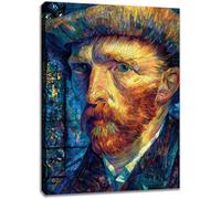 Art Picture The Painter in Fragments in Multicoloured in Format 60 x 80 cm - Timeless Canvas Art for Home