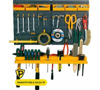 Art Plast Wall Mounted Tool Organizer Panel 646x385h mm Plastic