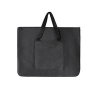 Art Portfolio Bag Large Waterproof Light Weight Art Portfolio Tote Bag Black Carrying Storage Case for Poster, Sketching, and Drawing(L)