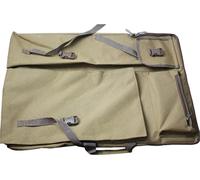 Art Portfolio Bag Multifunctional Artist Portfolio Backpack Carry Shoulder Bag Drawing Board Tools Bags Travel Case for Drawing(Khaki)