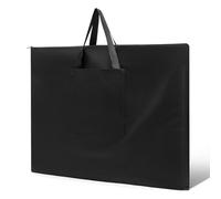 Art Portfolio Case, Large Size A1 Art Folder Carry Case Light Weight Artist Portfolio Carrying Case with Handles, Black Presentation Storage Folder for Artwork Sketch Painting Drawing Board Storage