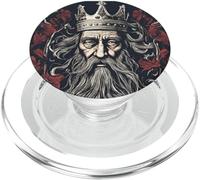 Art Portrait of Shakespeare King Lear PopSockets PopGrip for MagSafe