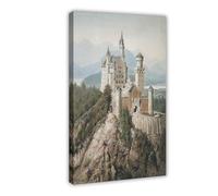 Art Poster Adolf Hitler Neuschwanstein Castle Wall Decoration Art Canvas Painting Poster And Print Wall Art Poster Canvas Poster Wall Art Decor Print Picture Paintings for Living Room Bedroom Decorati