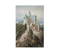 Art Poster Adolf Hitler Neuschwanstein Castle Wall Decoration Art Canvas Painting Poster And Print Wall Art Poster Canvas Poster Wall Art Decor Print Picture Paintings for Living Room Bedroom Decorati