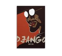 Art Poster Django Unchained Poster Decorative Painting Canvas Wall Posters And Art Picture Print Modern Family Bedroom Decor Posters 12x18inch(30x45cm)