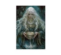 Art Poster of The Celtic Goddess Danu Canvas Poster Wall Art Decor Print Picture Paintings for Living Room Bedroom Decoration 24x36inch(60x90cm)