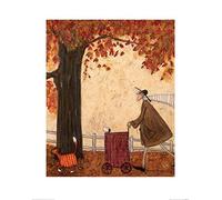 Art Print Featuring Follow The Pumpkin By Artist Sam Toft 40x50cm