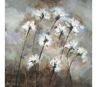 ART-PRINT-on-matte-paper-220gr- Floriade II Simonis Julia - European square Image flowers grey brown design new 2017 Fine art Print 19_X_19_in