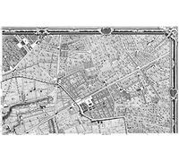 ART-PRINT-on-matte-paper-220gr- Rome Sectional Map Nolli Giovanni Battista - European horizontal Image Rome Map Fine art Print 21_X_35_in