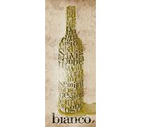 ART-PRINT-on-matte-paper-220gr- Type of Wine II SD Graphics Studio - Kitchen vertical Image Type wine white red bianco bottle Fine art Print 31_X_12_in